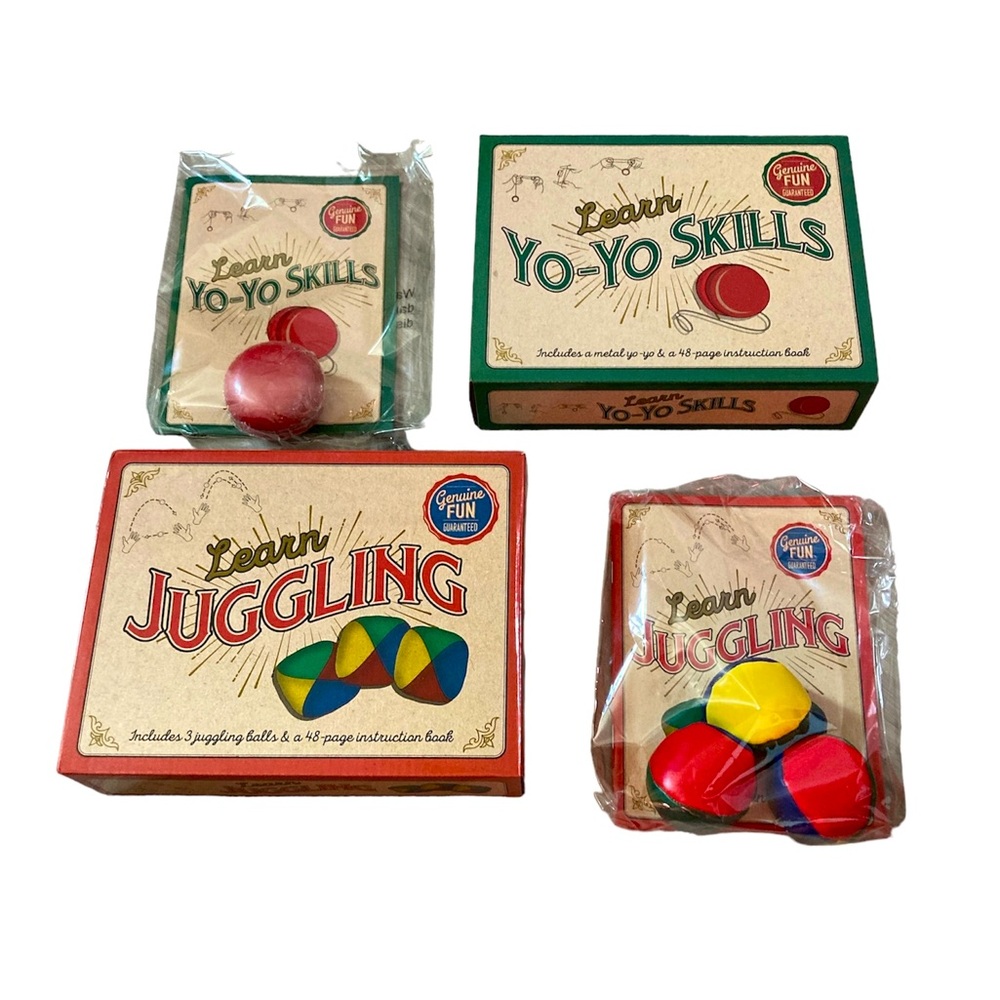 Hinkler Childhood Learning Games How To Yo-yo How To Juggle Tools Instructions